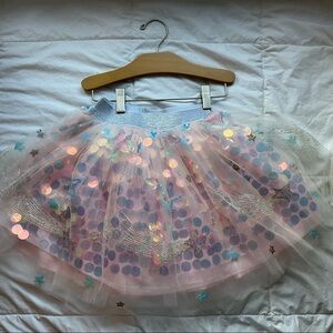 Lola + the Boys - Pallette Stars Tutu White - NWT! Size 6.